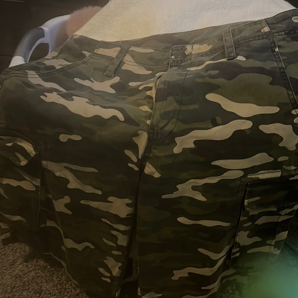 Camouflage true religion shorts worn about 5 times great condition.